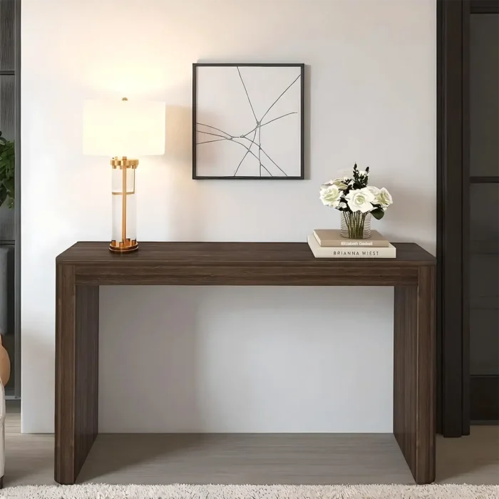 Hallway Table Solid Wood Minimal Elegant
