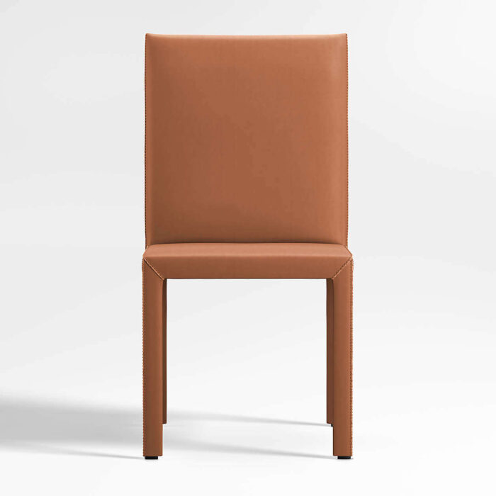 Dining Chair Leather Top Grain Modern