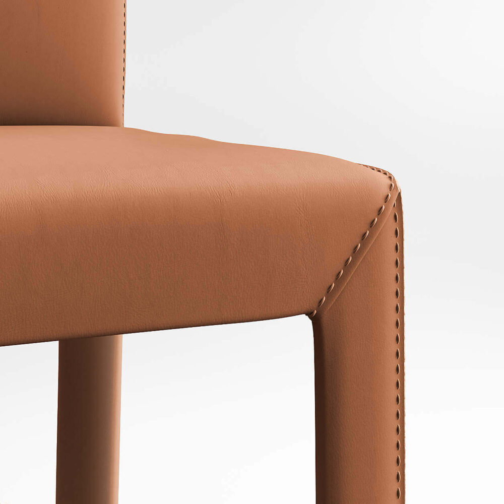 Dining Chair Ana Grey Upholstered Contemporary - Image 6
